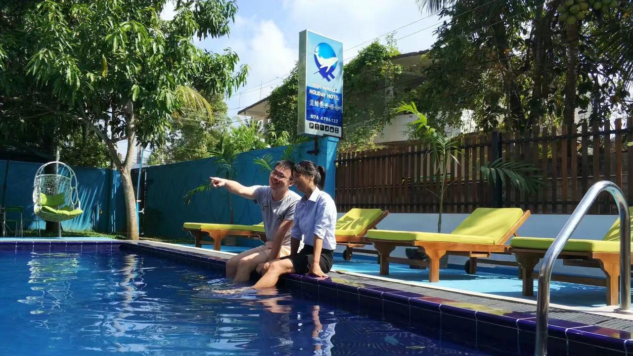 Blue Whale Holiday Hotel Mirissa Bagian luar foto